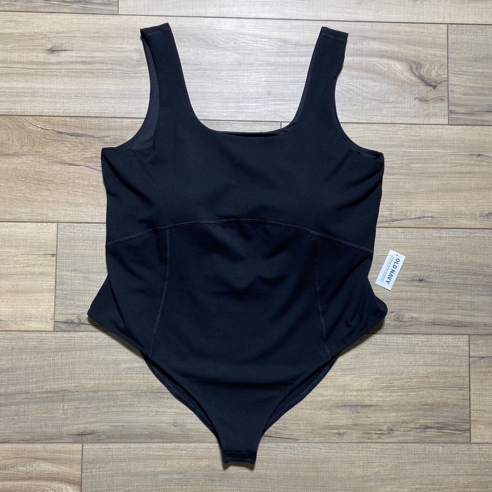 Old Navy Women's Active PowerChill Black Body Suit Size‎ 2X Black